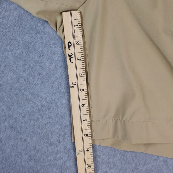 Brooks Brothers Shorts Mens Size 38 Flat Front Chino Golf Tan Khaki - Picture 13 of 15
